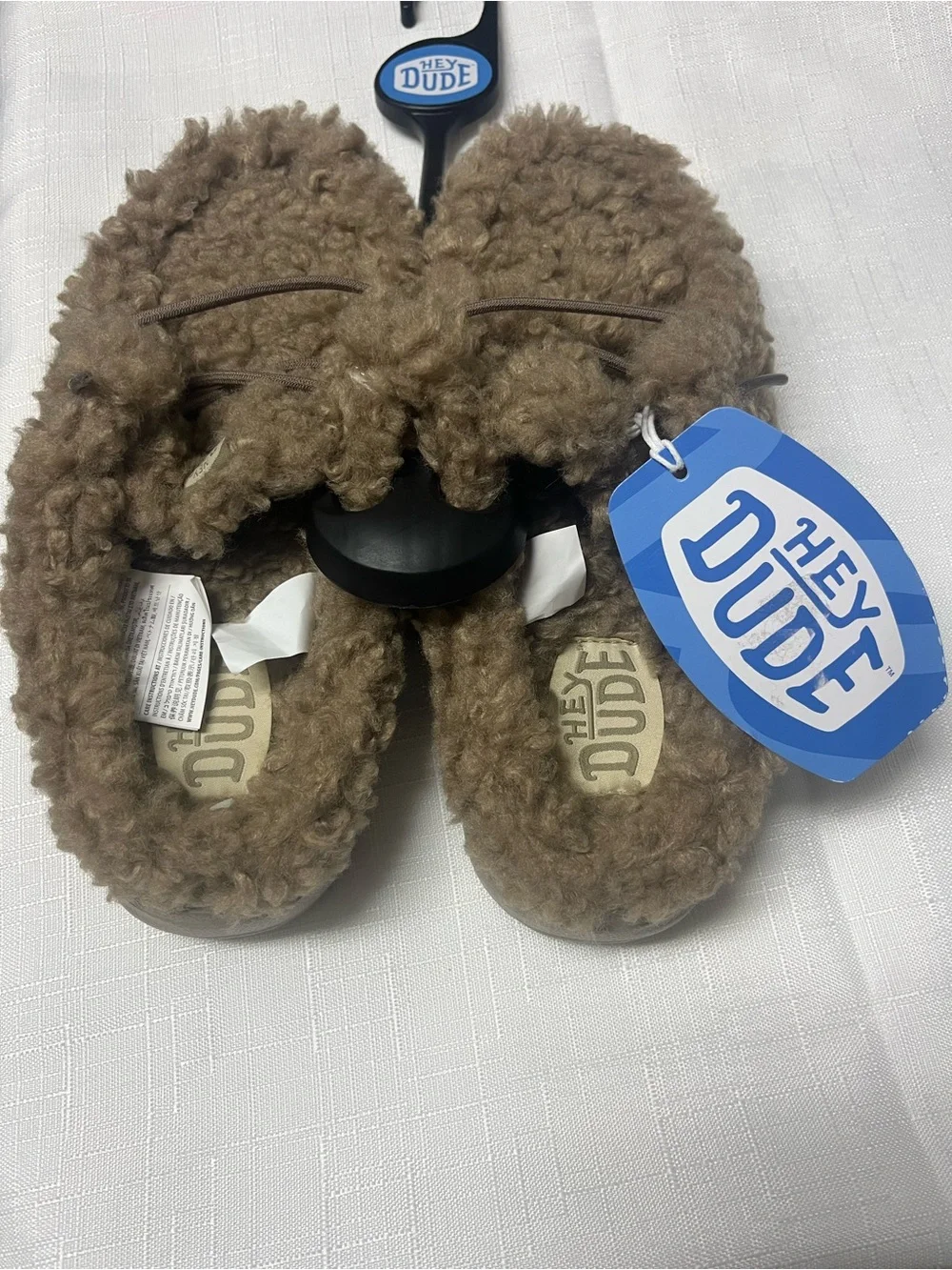 Hey Dude Wendy Fleece-Lined Slippers - Tan